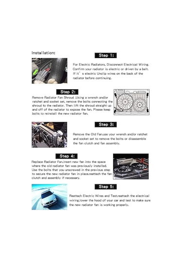 9 İnç 12v 80w Araç Güçlü Şanzıman Yağı Soğutma Fanı Montaj Accessorie, Boyut:9 İnç