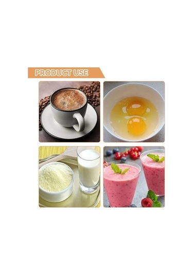 Ulzyvf Yumurta Mutfak Mini Mikser Mikser Köpürtücü Kahve Kablosuz Frother Elektrikli El Çırpma Çırpma Çırpma Çırpıcı Cappuccino Blender Beyaz Beyaz Araçları Nl Beyaz