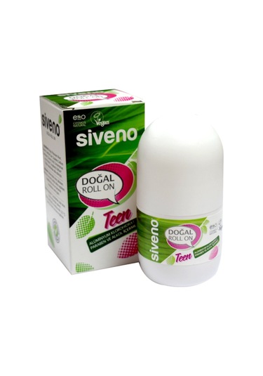 Siveno Doğal Teen Pink Kadın Roll-On Deodorant 50 ML
