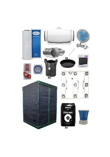 120x120x200 Bitki Yetiştirme Kabin Seti Pro