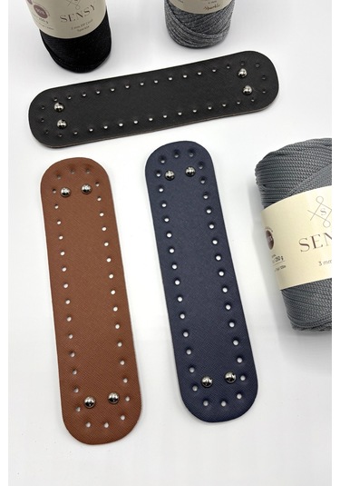 Sensy Çanta Tabanı Mini Suni Deri 6.5cmx25cm Kahverengi