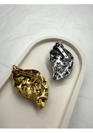 Best Price 34 Baklavalı Elbise Ve Mayo İçin Orijinal Yazlık Deniz Kabuğu Broş 370345894 Gri