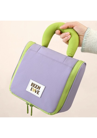 Kancalı Seyahat Kozmetik Saklama Çantası Blue