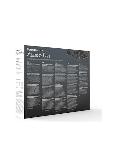 Creative Sound Blaster Audigy FX V2 - 5.1 Hi-Res - Pcıe Ses Kartı