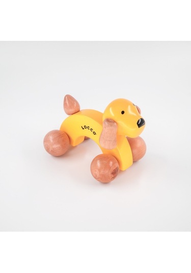 Ahşap Köpek Sarı