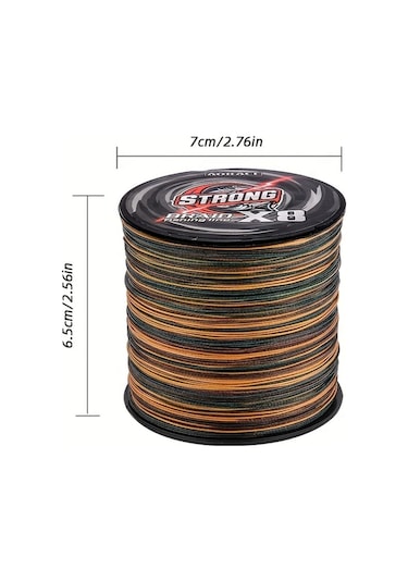 Brightnova Dayanıklı 8 İplik Örülmüş C 1.0 0.18mm 15lb Misina 300m 328yd 10 100lb Kamuflaj Tuzlu Su Balıkçılık