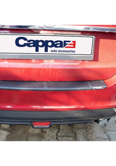 Cappafe Fiat Egea Arka Tampon Eşiği Koruma Mat Siyah Abs 2015- N11.8218