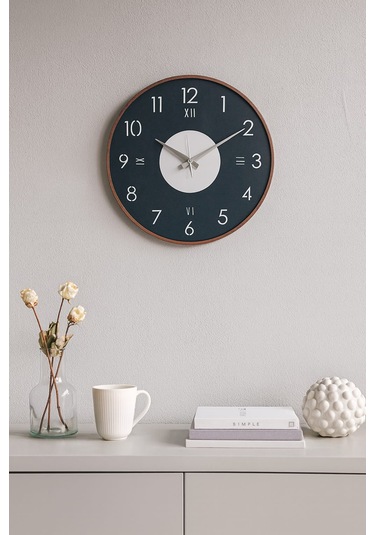 Yeni Tasarım Modern Duvar Saati Şık Ve Kalite Bir Arada No:1003 Siyah