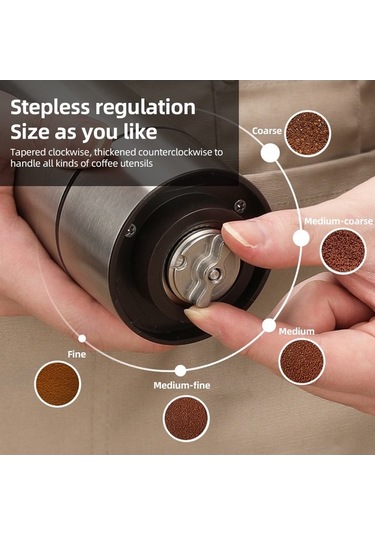 Bloomnest Elektrikli Kahve Çekirdeği Öğütücü 25g Kapasiteli Sessiz Seramik Çekirdek Tip-c Şarjlı Temizleme Fırçalı Mavi