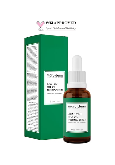 Maruderm AHA %10 + BHA %2 Peeling Maske Cilt Bakım Serumu 30 ML