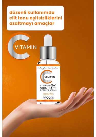 Procsın C Vitamini Aydınlatıcı Ve Ton Eşitleyici Bakım Serumu 20 ML