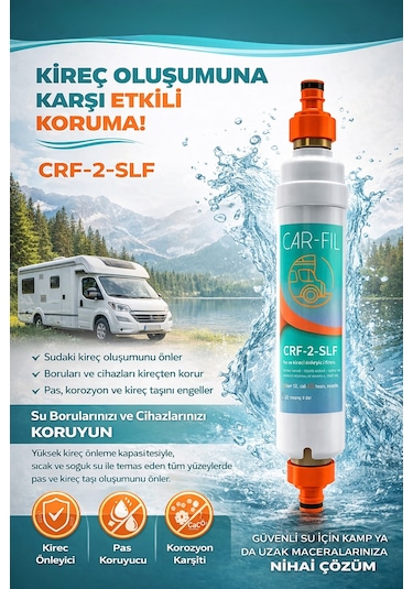 Karavan Tipi Su Arıtma Filtresi Kireç  -crf-2-slf