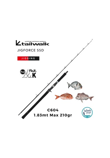 Tailwalk Jigforce Ssd C604 1.83mt Max 210gr S2p Tetikli Jigging Kamış