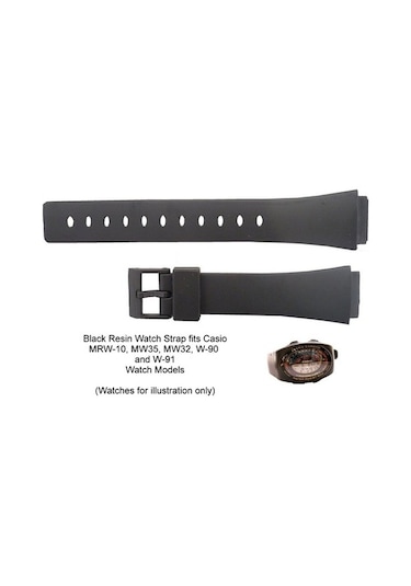 Casio Mrw-10/ Mw-35-32 / W-90/91 Plastik Saat Kordonu Feza Marka