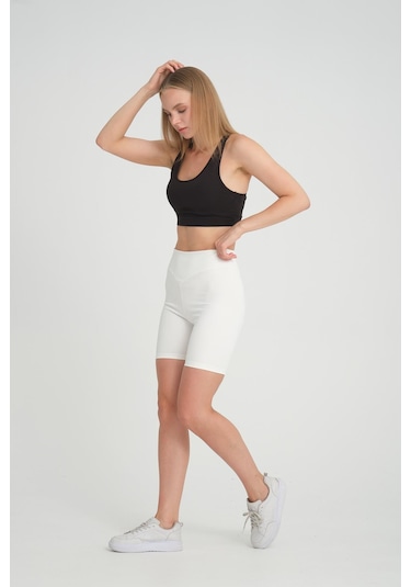 Alexandergardı Yüksek Bel Toparlayıcı Biker Tayt B24-00204 001