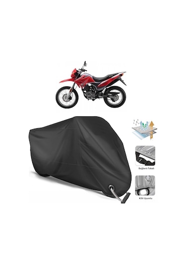 Arora Ar 200 Gy Cross Motor Branda (Bağlantı, Kilit Uyumlu)-Siyah (457264702)