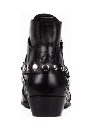 Footcourt Siyah Erkek Kovboy Botu (Western)