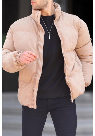 Madmext Camel Nubuk Erkek Şişme Mont 6802-camel Camel