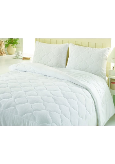Cotton Box Exclusive Ranforce Çift Kişilik Silikon Yorgan 195X215 Beyaz