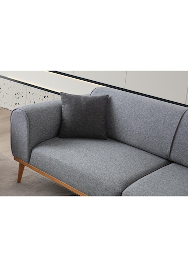 Rebull 3+3+1 Koltuk Takımı Gri