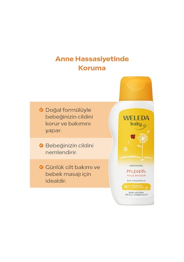 Weleda Baby Calendula Bebek Yağı 200 ML
