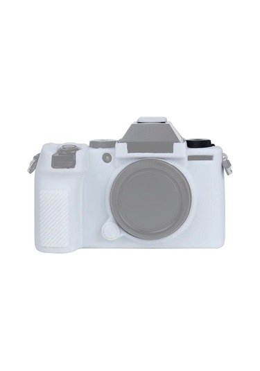 Fujıfılm X-s10 İçin Yumuşak Silikon Koruyucu Kılıf Beyaz Diğer