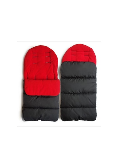 Moveevo Bebek Arabası Uyku Tulumu Sonbahar Ve Kış Sıcak Ayak Örtüsü Çocuk Koltuğu Minderi Siyah Siyah