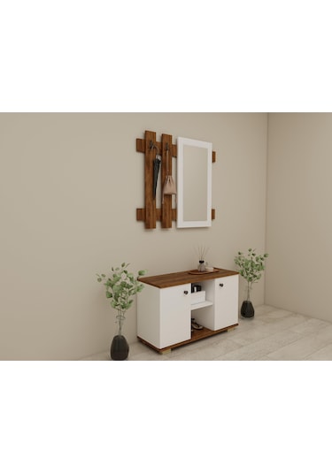 Sarissa Ayakkanbı Dolabı/askılık/antre Dolap-amalfi.-byz Kahverengi