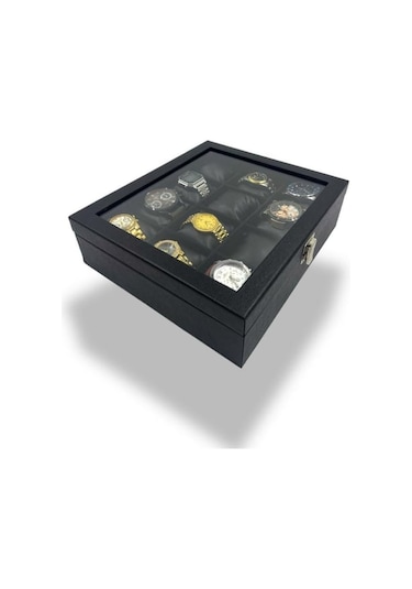 Richbo x 12'li Saat Kutusu Siyah