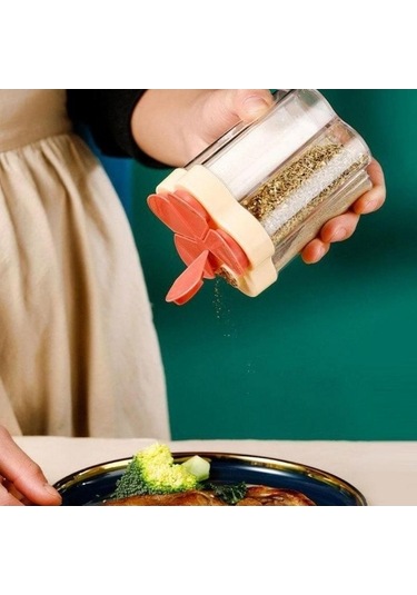 Pazly Gri Beşi Bir Arada Mutfak Baharat Kutusu, Tuz Tankı, Ev Baharat Tankı, Mutfak Malzemeleri Gri Gri