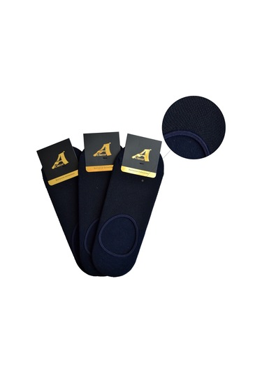 A Classe Suba-Babet-Taban Erkek Çorap 3'Lü Paket Lacivert