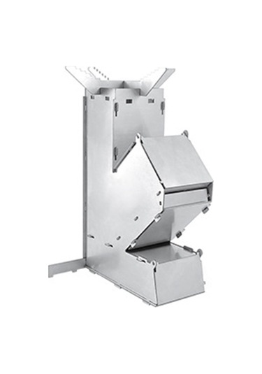 Jokmae Taşınabilir Ayrık Çelik Kamp Fırını - Mini Boy 18cm - Doğa Yemek Pişirme Aleti Gümüş Çok Renkli