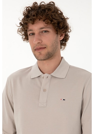 U.s. Polo Assn. Erkek Taş Sweatshirt 50315941-vr049 Tas