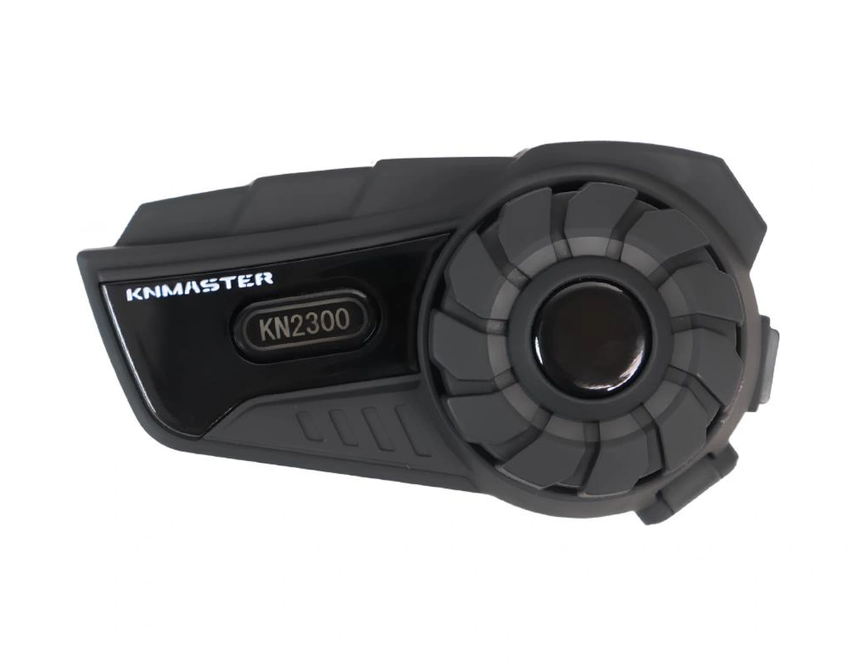 Knmaster Kn2300 Motosiklet Kask İnterkom Bluetooth Intercom Kulaklık Seti Siyah