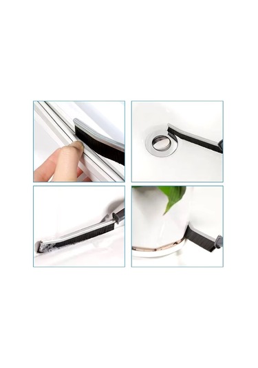 Derz Arası Banyo Mutfak Dar Alan İnce Temizlik Fırçası Beyaz