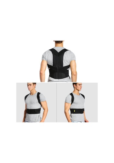 Dik Duruş Korsesi Çift Balenli Unisex Kamburluk Önleyici Korse Medikal