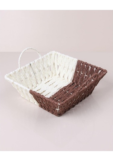 Kare Hasırlı Ekmek Sepeti Royaleks-8805 Asorti