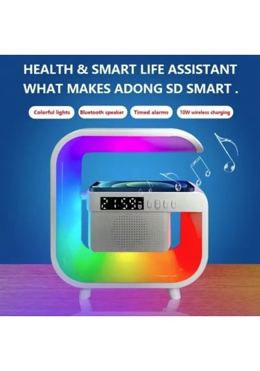 Novahub Kablosuz Müzik İstasyonu Ve Aydınlatma, Alarm Ve Zaman Göstergesi, Şarj Lambası