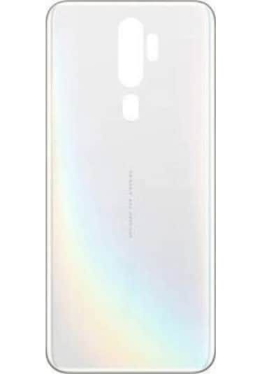 Teknonet Oppo A5 2020 Uyumlu Batarya Kapağı - Beyaz Beyaz