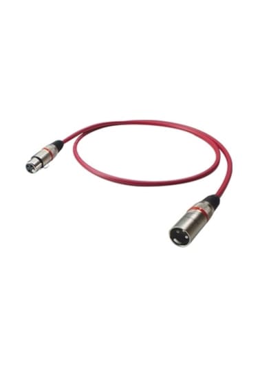 Estello E4004 Kırmızı 8 Metre Xlr Erkek-Xlr Dişi Ara Kablo