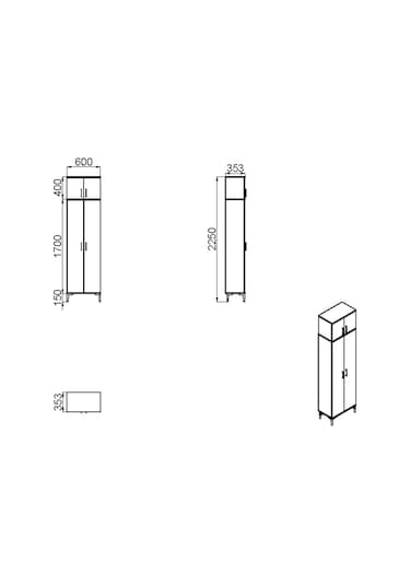 Kalender Dekor Alba-1-4 Alb01 Portmanto Vestiyer Ayakkabılık