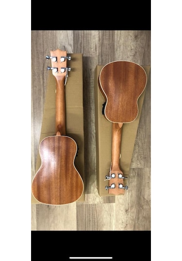 Puka Pk-21Eq Soprano Boy Maun Ağacı Kılıflı Elektro Ukulele