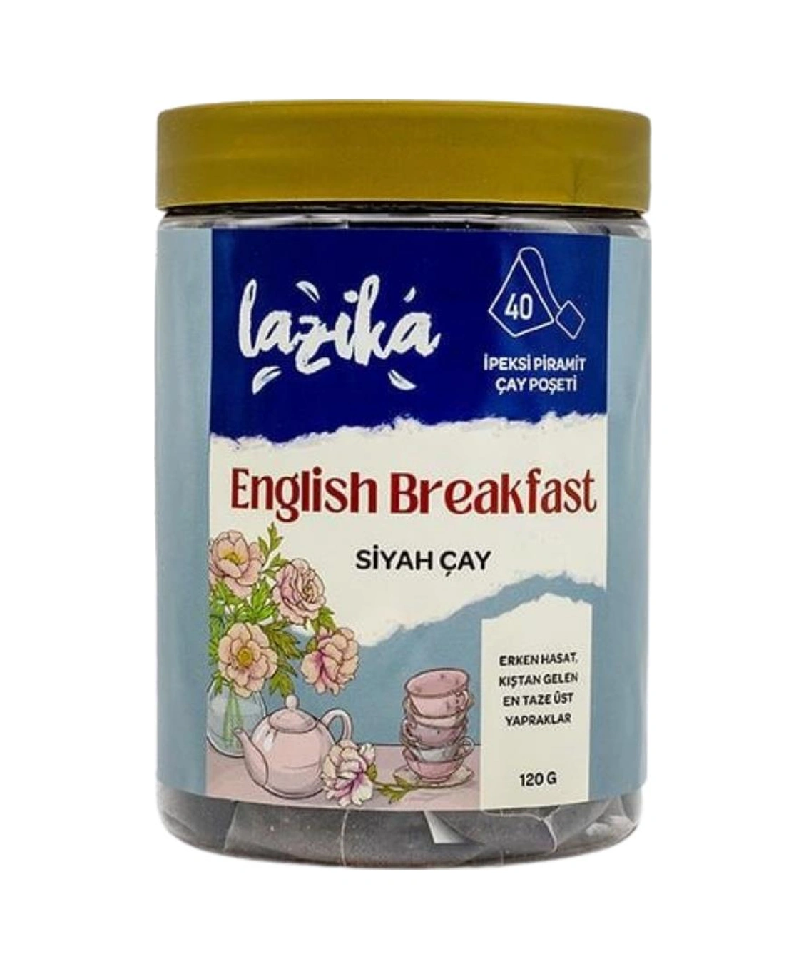 Lazika English Breakfast Siyah Çay 40 Poşet 120 Gr