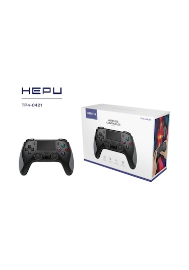 Ps4 Uyumlu Hepu Tp4-0421 Kablosuz Joystick 6 Eksen Jiroskoplu
