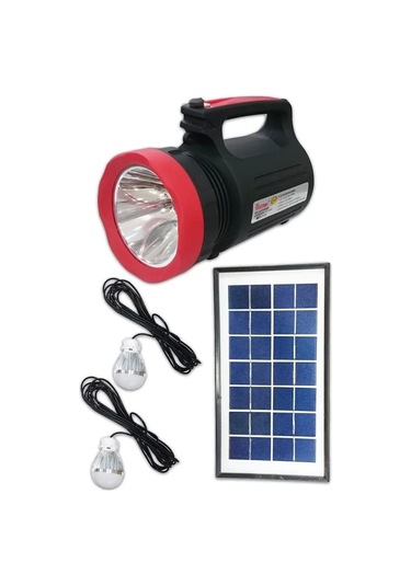 Solar Güneş Enerjili Fener Işıldak Led Ampül Wt-315 Renkli Çok Renkli