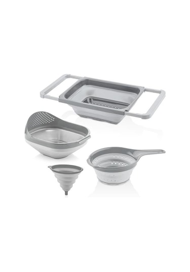 Golden Rod 4 Parça Katlanabilir Süzgeç Seti