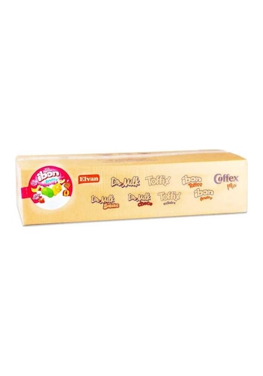 Ibon Sütlü Meyveli Şeker 1000 Gram 8 Kutu (1 Koli)