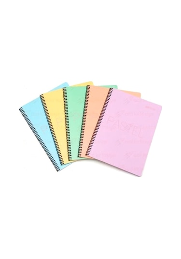 Mynote Flex Pastel Defter Spiralli Pp Kapak 120Yp Kareli A4