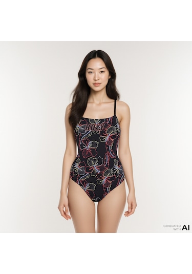 Roxy Active Basic One Piece Pt Kadın Siyah Mayo Erjx103708