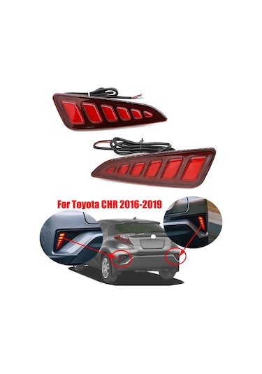 Toyota Uyumlu Chr Arka Sis Lambası Ledli 2016-2019 Arası